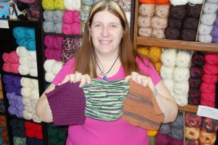 Heather Woodyard of Ewe Can Knit in Verona  